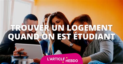 Trouver un logement quand on est étudiant et sans job étudiant LOGIFAC