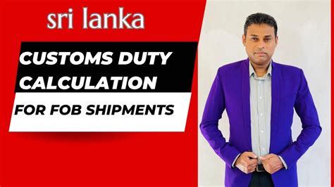 Customs Duty Calculation Sri Lanka Youtube