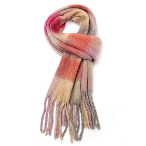 Checks Scarf Pink