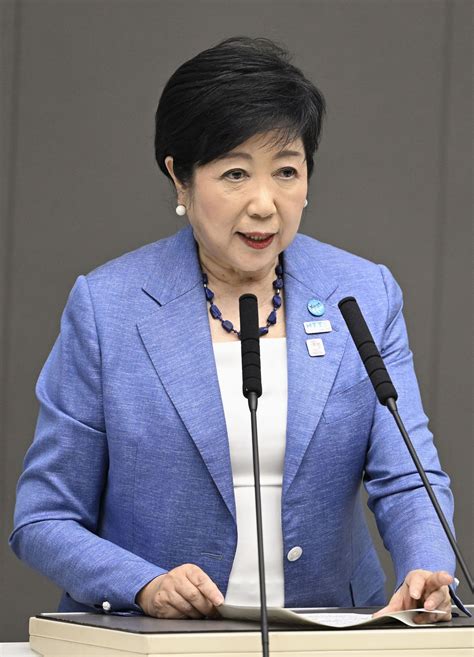 小池都知事、3選出馬を表明 蓮舫氏と事実上の与野党対決 47news（よんななニュース）