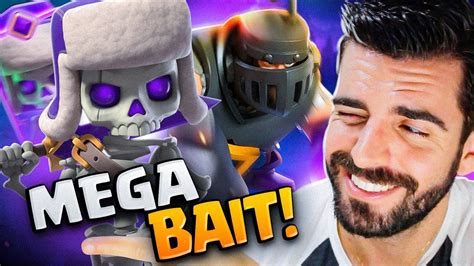 Novo E Melhor Deck De Mega Cavaleiro Bait Do Clash Royale Youtube