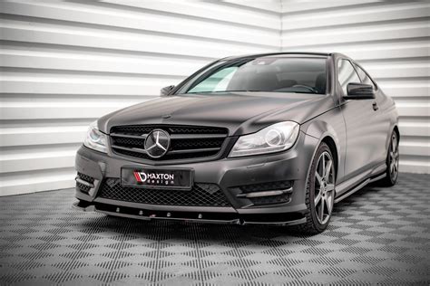 Front Splitter V Mercedes Benz C Coupe Sedan Estate Amg Line C