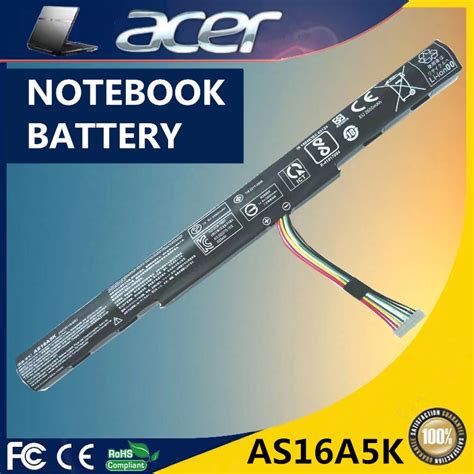 AS16A5K AS16A7K AS16A8K Battery For Original Acer Aspire E15 E5 475G