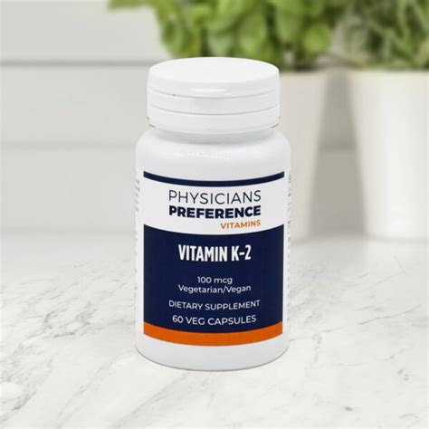 Vitamin K 2 100 Mcg 60 Capsules Physicians Preference Vitamins