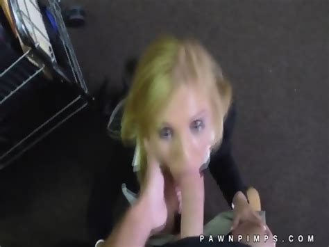 Milf Needing Cash Blows Pawn Shop Guy