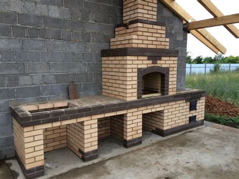 Мангал с плитой под казан | Outdoor fireplace plans, Outdoor barbeque ...
