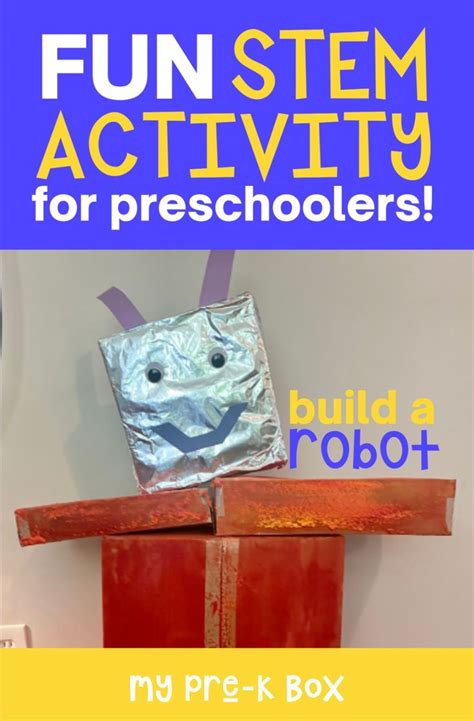 Fun Preschool Stem Activities Build A Robot My Pre K Box