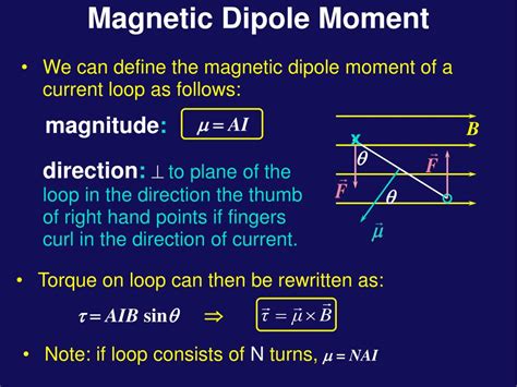 Ppt Forces And Magnetic Dipoles Powerpoint Presentation Free Download Id 5611465