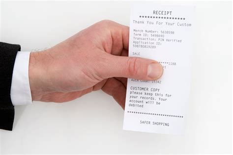 Different Types Of Receipts