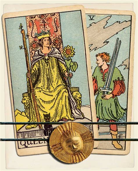 Queen Of Wands And Five Of Swords Combination Reading With Insights