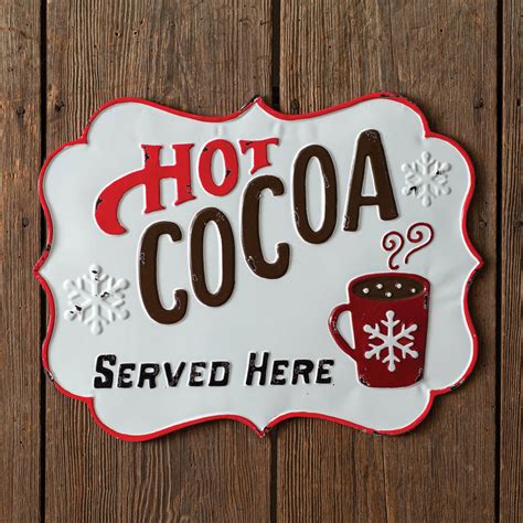 Hot Cocoa Wall Sign CTW Home Collection