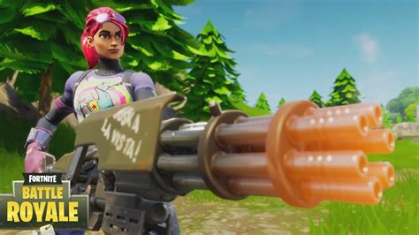 Legendary Minigun Trailer Gameplay Fortnite Battle Royale Youtube