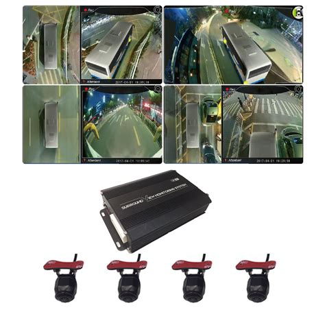 3d Hd 360 Degree Surround View Camera System For Trucks Buses