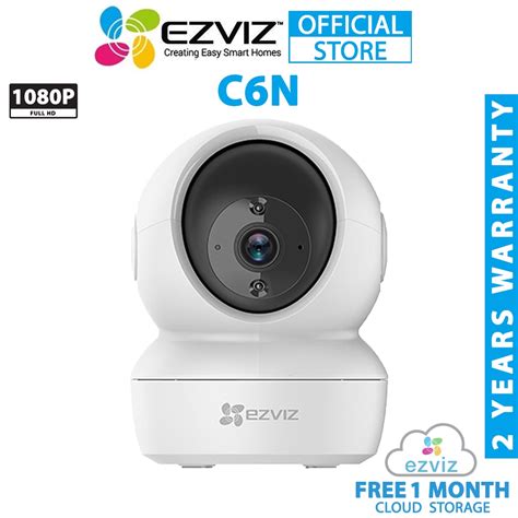 EZVIZ C6N TY2 1080P TY1 C6 H6 3K 5MP Pan Tilt Home Security IP Camera