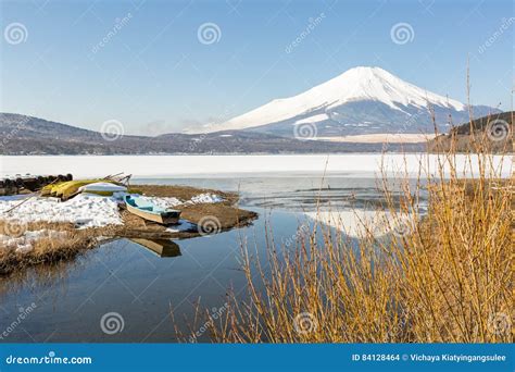 Winter Mount Fuji Yamanaka Lake Royalty-Free Stock Image ...