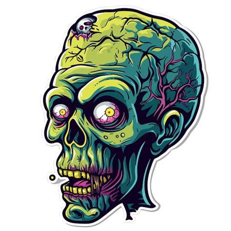 Premium Vector Cartoon Zombie Illustration