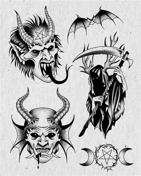 Pin by Arnold Weißer Hai on Noar tattoo Dark art tattoo Flash tattoo