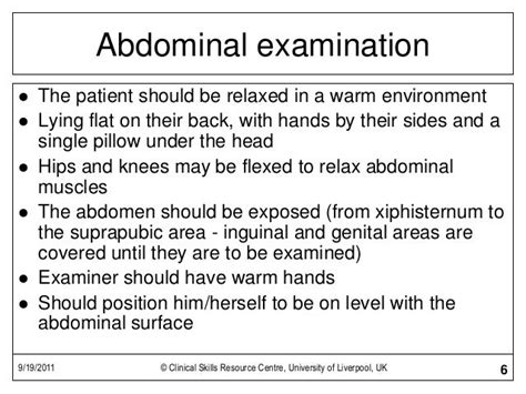 Abdominal Exam