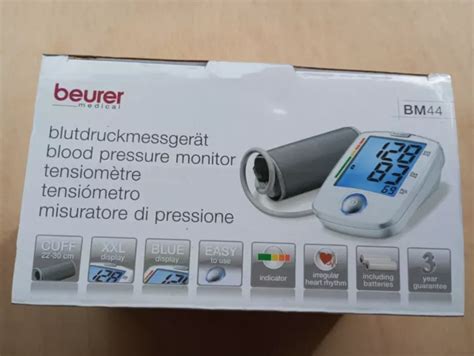 BEURER ARM BLOOD Pressure Measurement And Pulse Monitor BM44 £27.95 ...