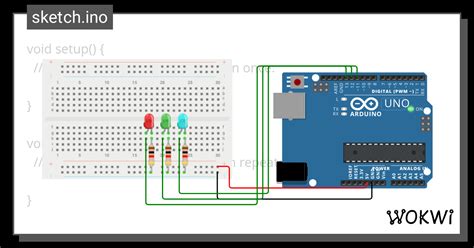 Luces Wokwi Esp Stm Arduino Simulator