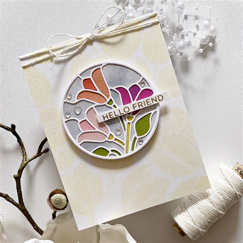 A Pocket Full Of Scrap In Focus Spellbinders Stained Glass Bouquet Collection By Becca Feeken