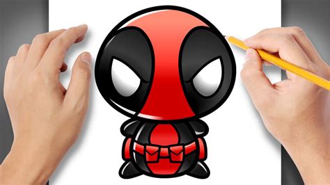 Como Desenhar O Deadpool Kawaii Como Dibujar A Deadpool Kawaii How To Draw Kawaii Deadpool