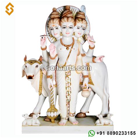 Marble Dattatreya Statue Manufacturers Of Marble Dattatreya Statues