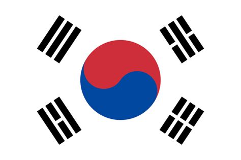 Flag Of South Korea Bandera De Corea Del Sur Wikipedia La