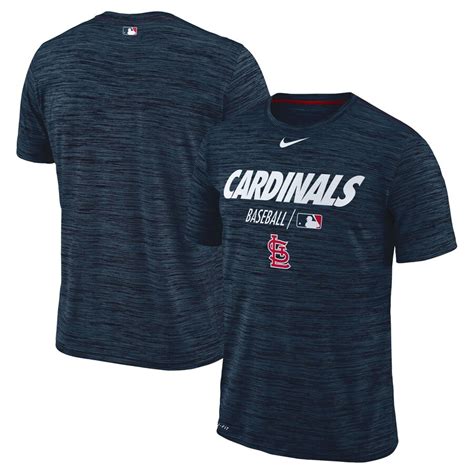 Men's St. Louis Cardinals Nike Navy Authentic Collection Velocity Team ...