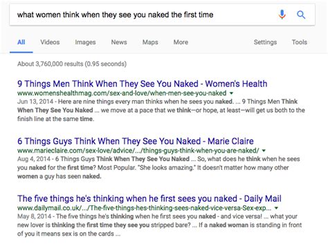 What Women Think When They See Guys Naked For The First Time Style Girlfriend