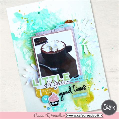 Scrapbooking Embossing A Caldo E Stamping Per Una Pagina Caf