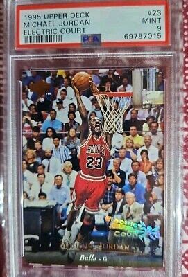 Upper Deck Electric Court Michael Jordan Hof Psa Ebay