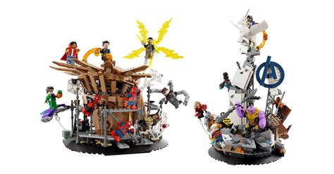 LEGO Marvel Summer 2023 sets recreate Infinity War, Endgame and No Way Home