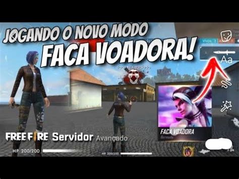 Novo Modo Faca Voadora No Cervidor Avan Ado Youtube