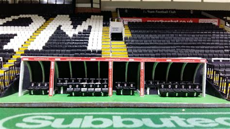 Inside the hyper-realistic Craven Cottage Subbuteo stand | The Hobby Online