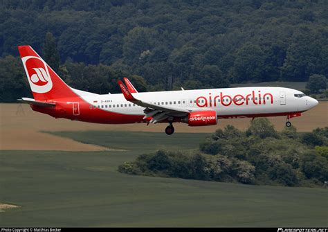 D-ABKA Air Berlin Boeing 737-82R(WL) Photo by Matthias Becker | ID ...