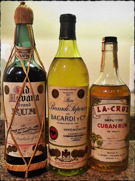 Old Havana Brand 1950s Bacardi Rum 1940s Cuban Rum 1944 Rum Alkohol