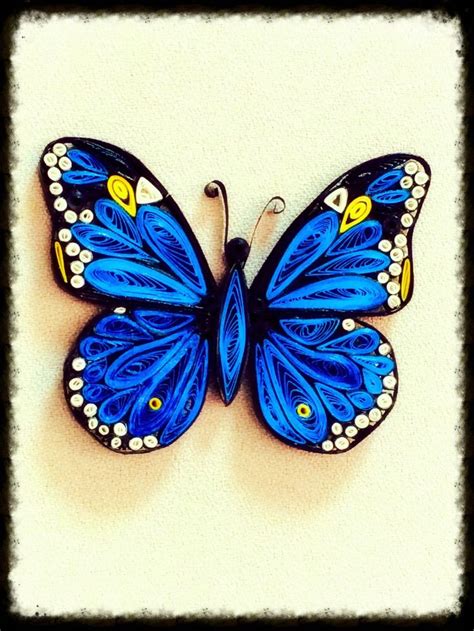 Finally Managed To Make My Quilled Butterfly Paper Quilling Jewelry