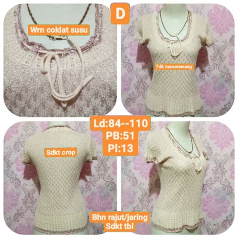 Jual Jaring Jumborajut Jumbobaju Jaring Wanitaluaran Wanita Shopee