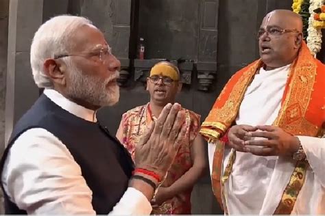 Narendra Modi Ahead Of Pran Pratishtha Pm Modi Prays At