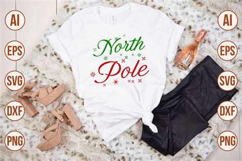 North Pole Svg Cut File By Orpitabd Thehungryjpeg