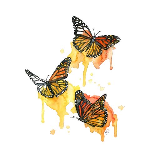 Watercolor Painting, Butterfly Painting, Butterfly Print, Wa - Inspire Uplift