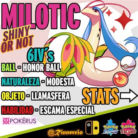 Milotic Competitivo Shiny Or Not Ivs Pokemon Espada Escudo Pok Rus