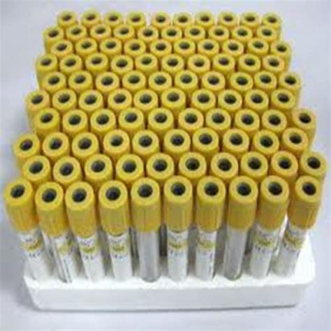 Tubo Coleta Sangue V Cuo Gel E Separador Ml Tampa Amarelo Rack