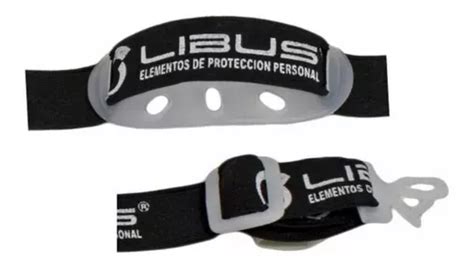 Mentonera Libus 15 Mm C logo gancho C Casco Cuotas sin interés