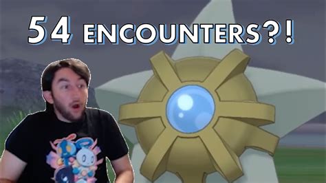 54 RANDOM ENCOUNTERS Live Shiny Staryu Reaction Pokemon Shield