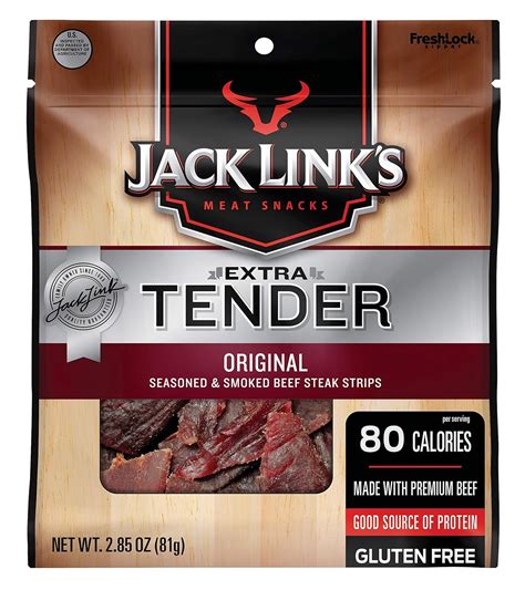 Amazon Jack Link S Extra Tender Beef Jerky Steak Strips Original