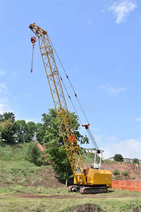 Crawler Crane Construction Site Clipart Stock Photos Free