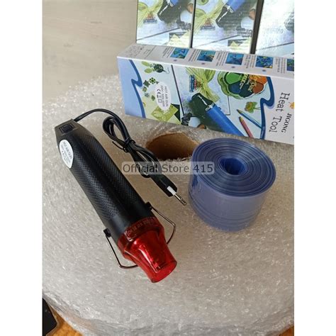 Jual Hot Gun Pemanas Shrink Plastik Segel Head Gun Mini Pelepas Stiker Shopee Indonesia