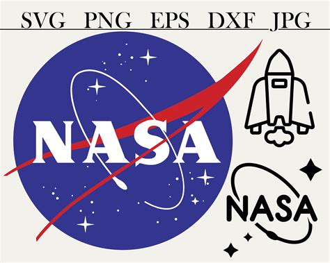 Nasa Logo Svg Space Svg Science Svg Astronomy Svg Clipart Etsy Canada